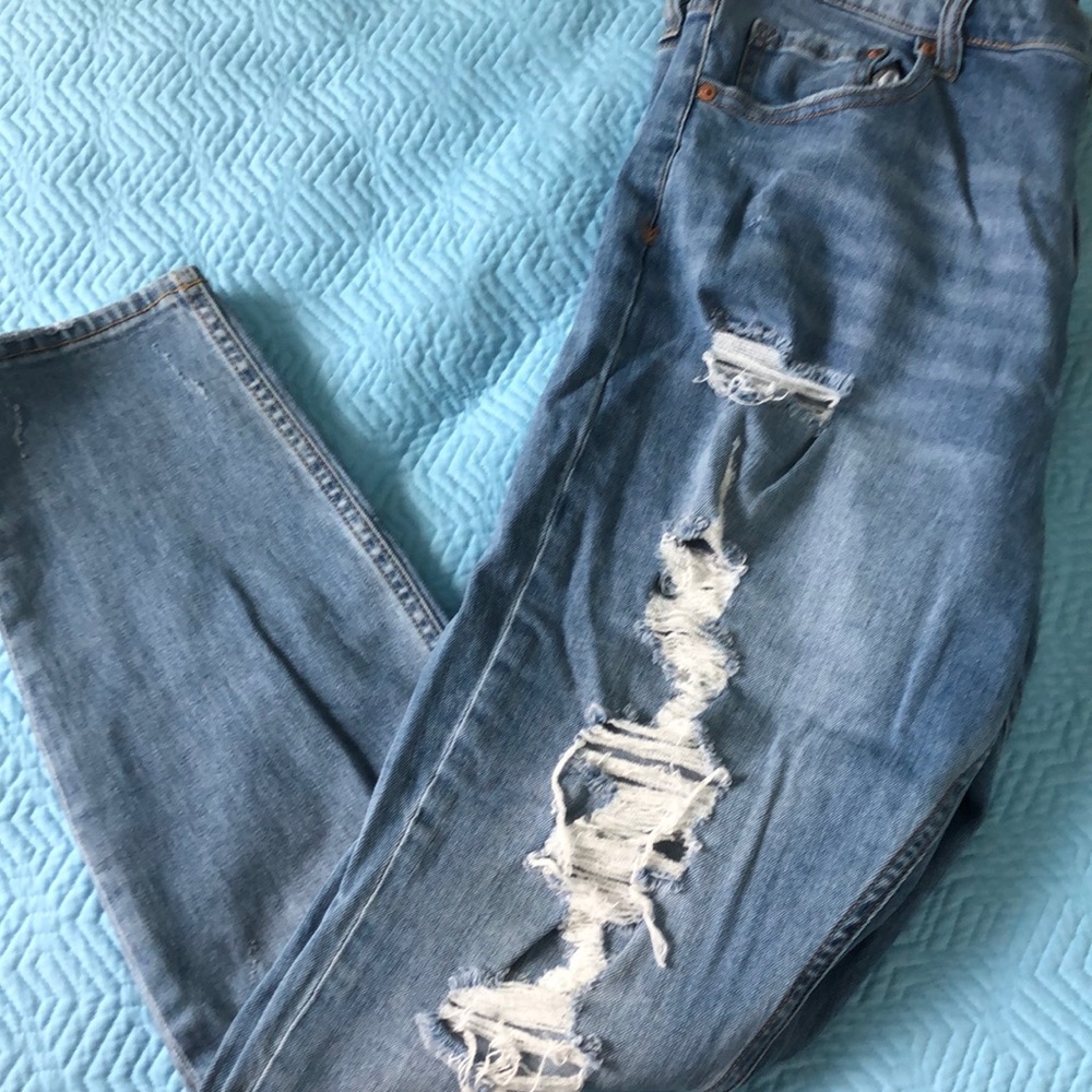 Medium wash Aero jegging/ jeans